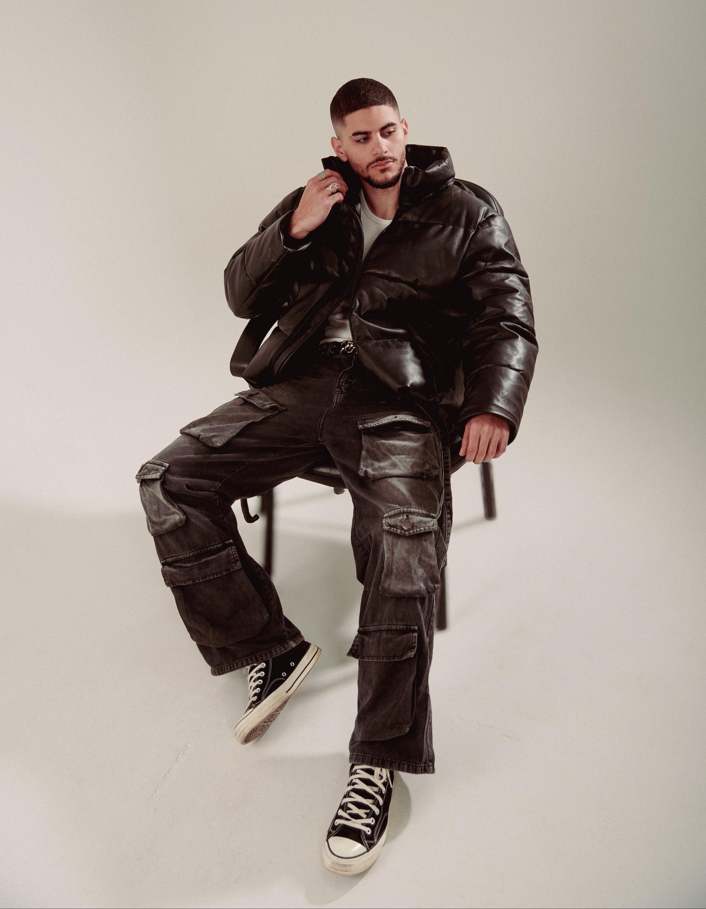 Puff Leather Jacket – Edgy Elegance Meets Ultimate Comfort