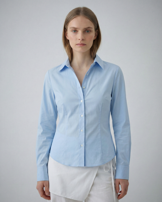 STND. Courbe Base-Shirt (baby blue)